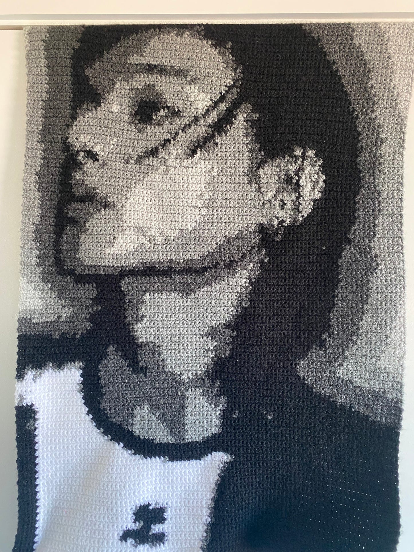 Ateez Wooyoung Tapestry *grid pattern only*